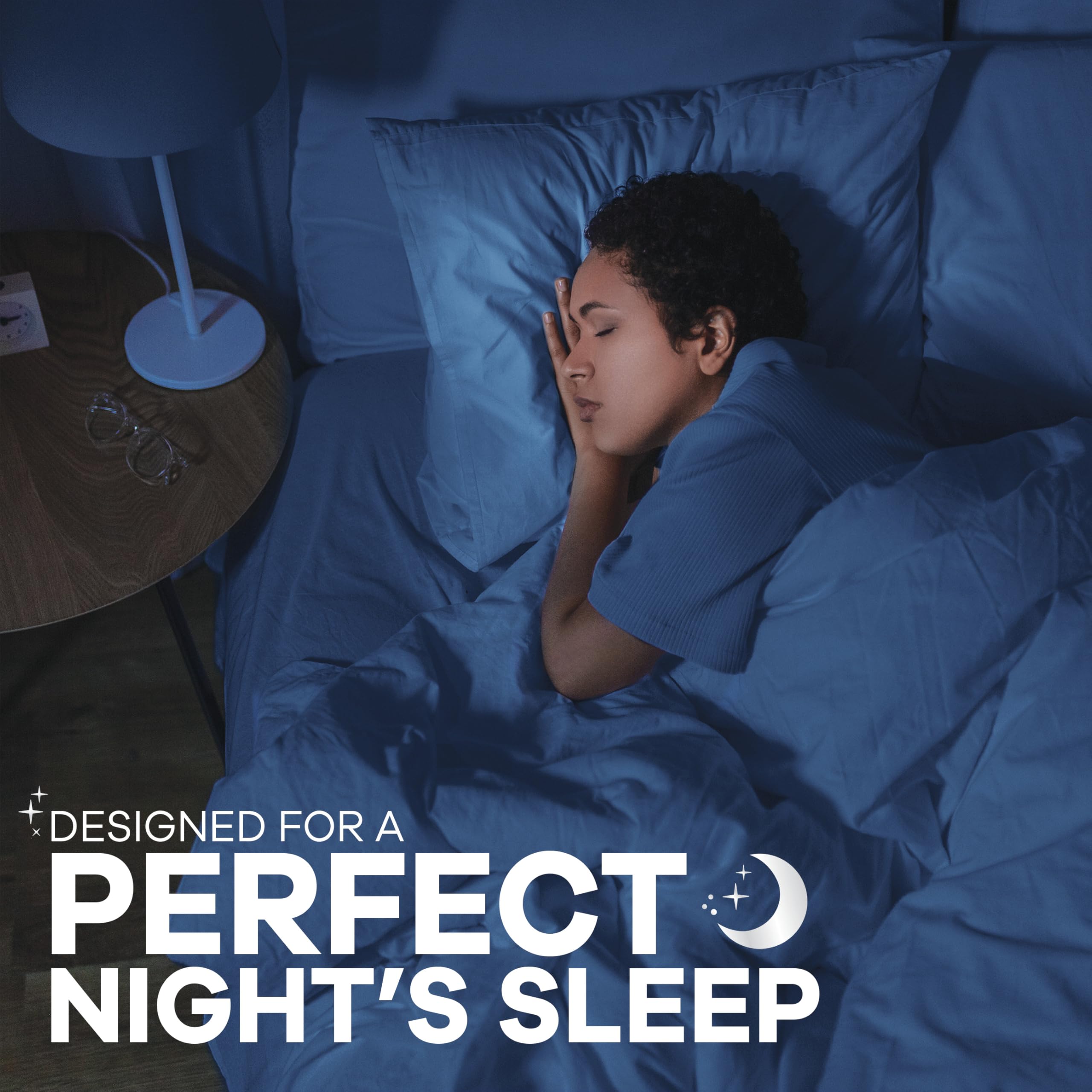 Always Ultra Thin Overnight Pads provide a comfortable night's sleep.