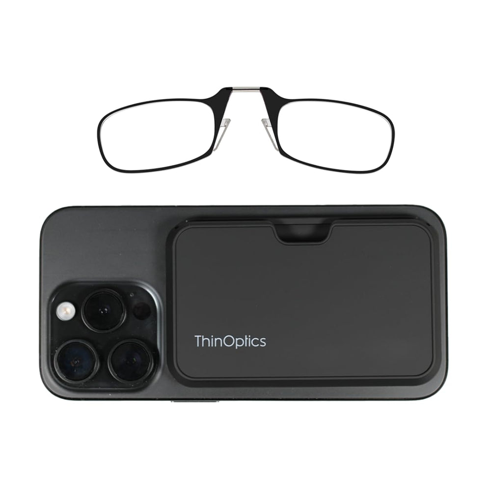 Always With You SlimReading glasses attached to a phone for quick access