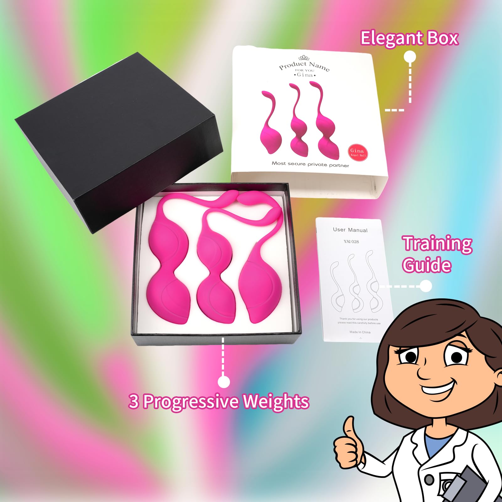 Ama Choice pelvic floor trainer with privacy-packed shipping for discreet shopping.