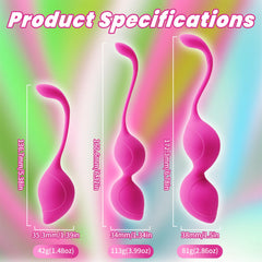 Ama Choice waterproof kegel balls for use in water or bath sessions.