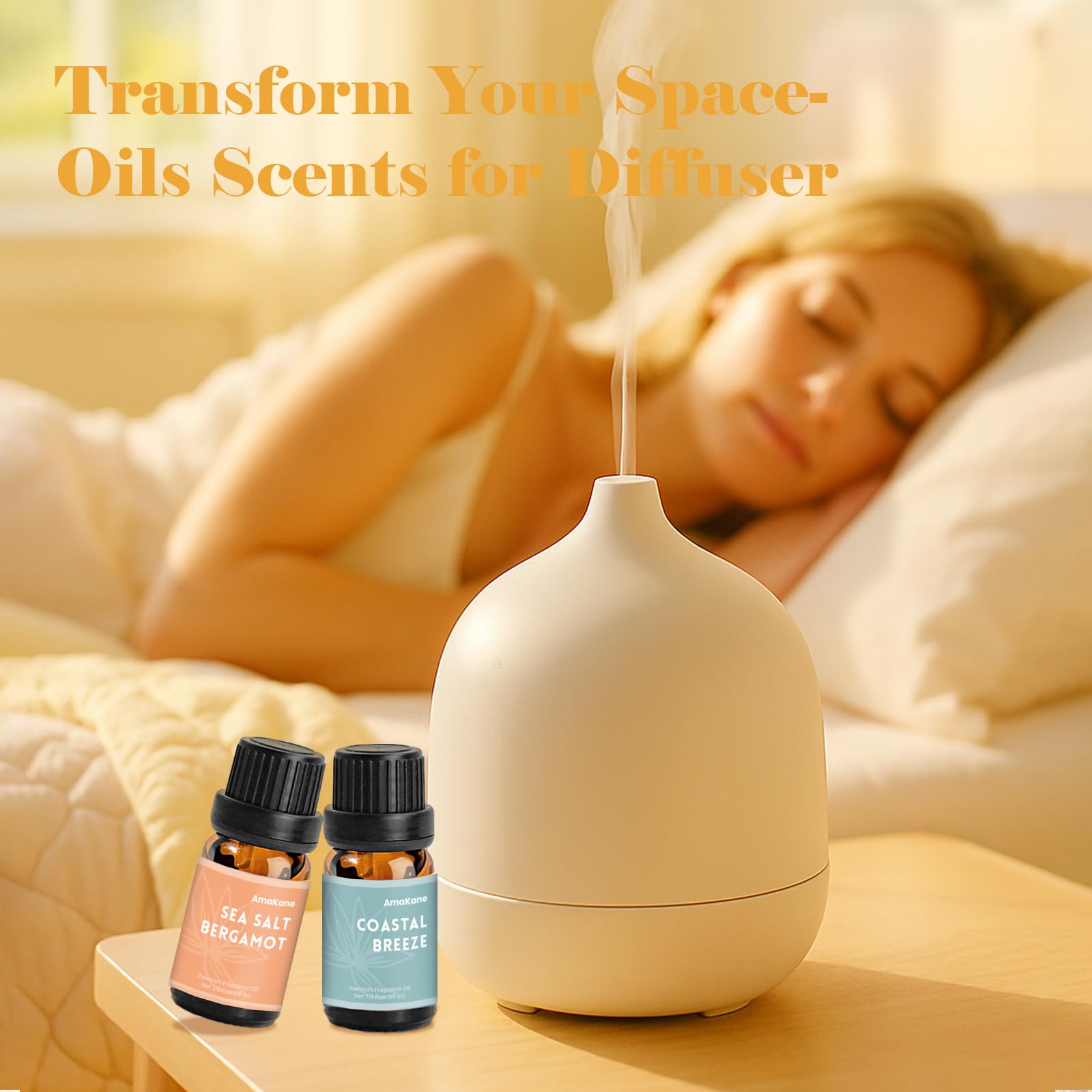 AmaKane Summer Sea Salt Bergamot bottle for fresh coastal aroma