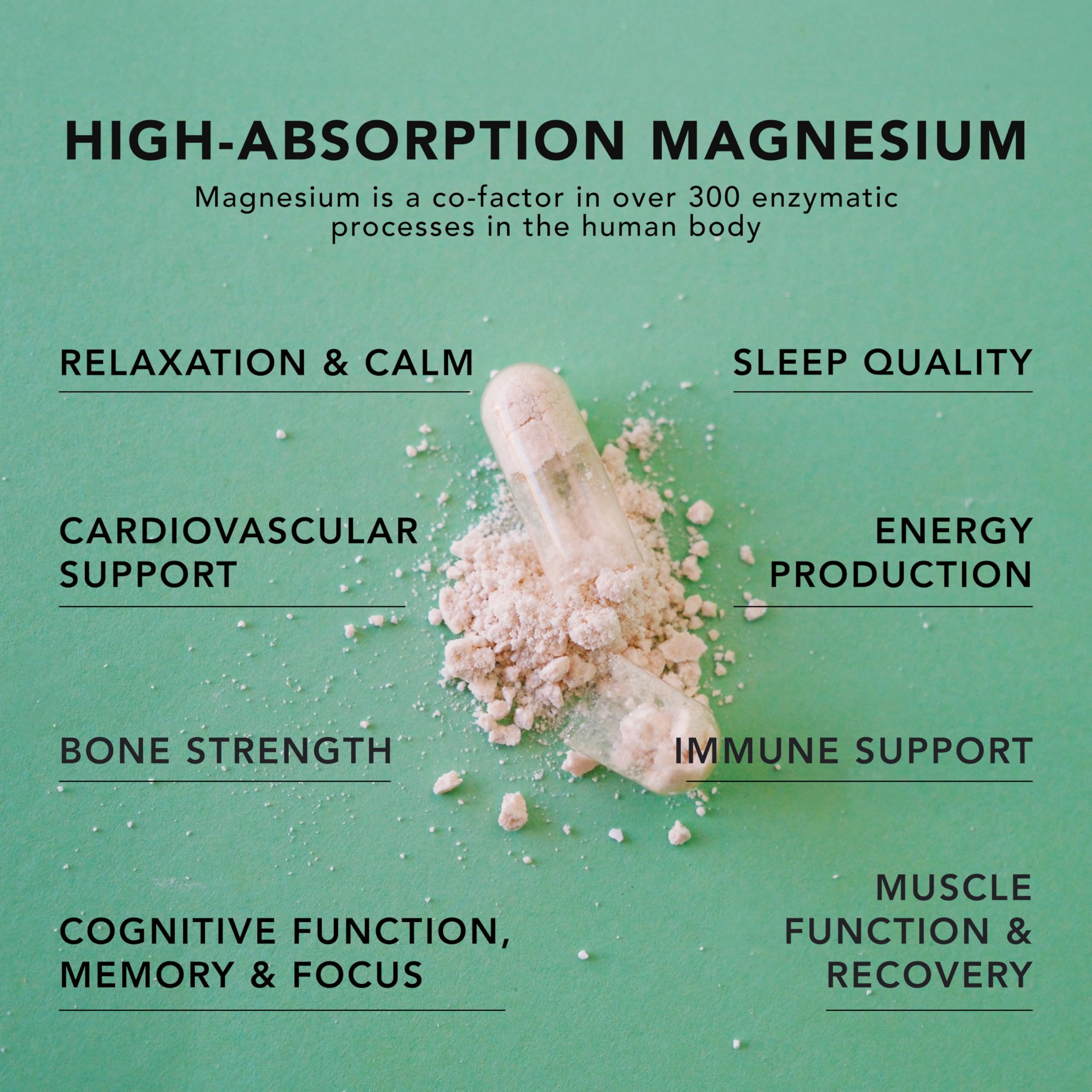 Graphic of triple magnesium ingredients with Albion TRAACS chelates.