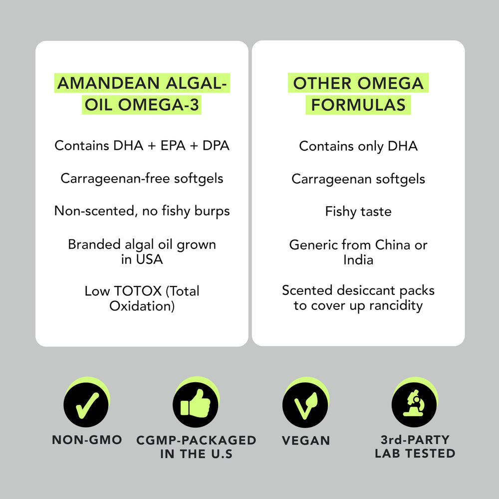 AMANDEAN tapioca-based softgel close-up illustrating plant-based capsule.