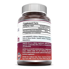 Quercetin 500mg veggie capsules arranged for easy daily use.