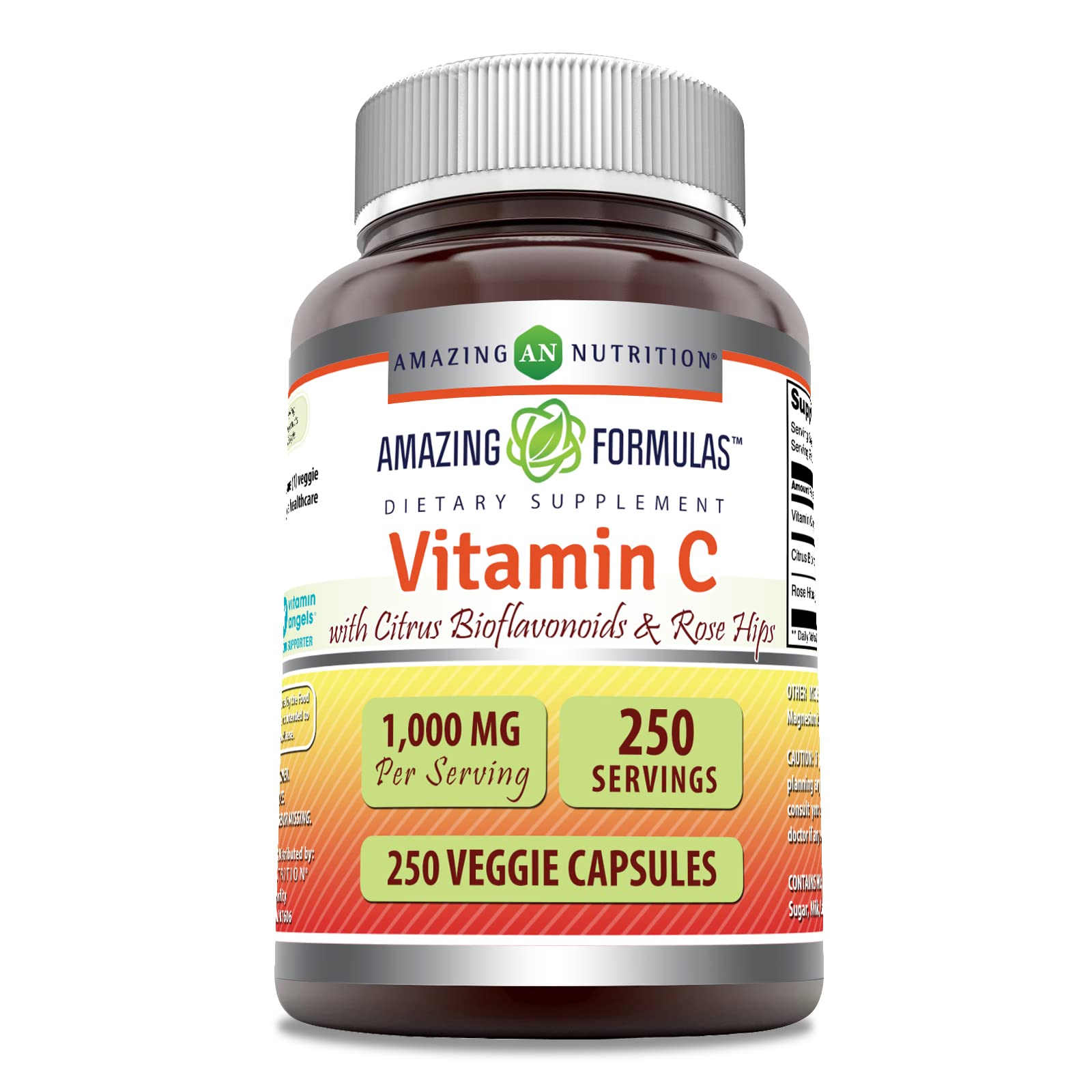 Amazing Formulas Vitamin C bottle front suggesting daily wellness support.