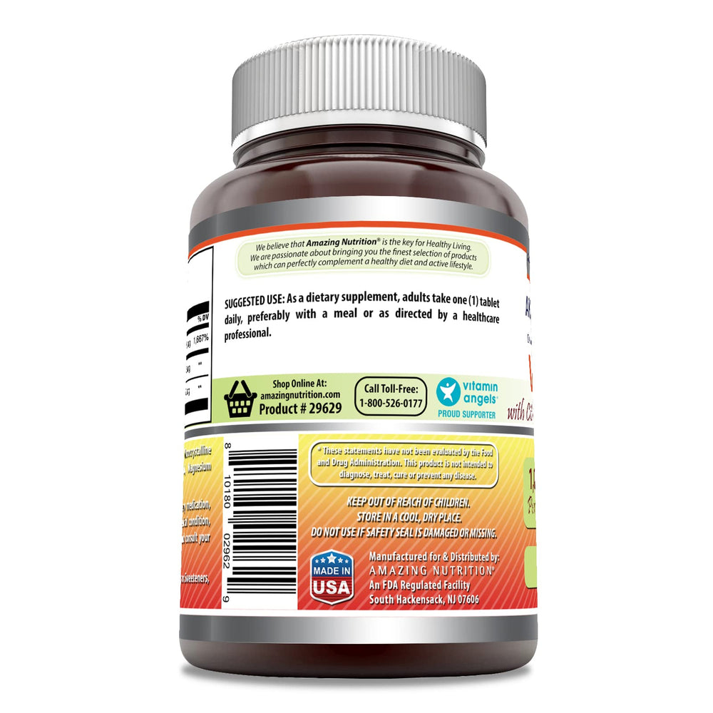 Amazing Formulas Vitamin C with Rose Hips tablets—easy daily supplementation.