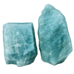 Piedra aguamarina bruta de Amazing Gemstone lista para colección.