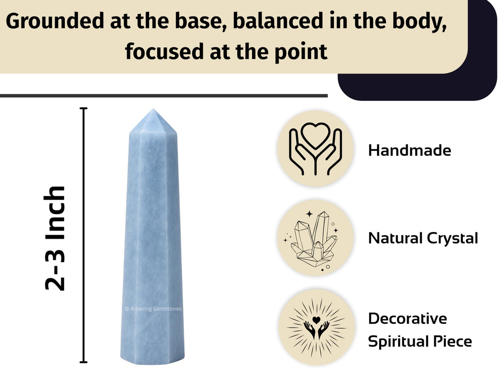 Amazing Gemstone tower acts as a gentle air purifier and energy anchor