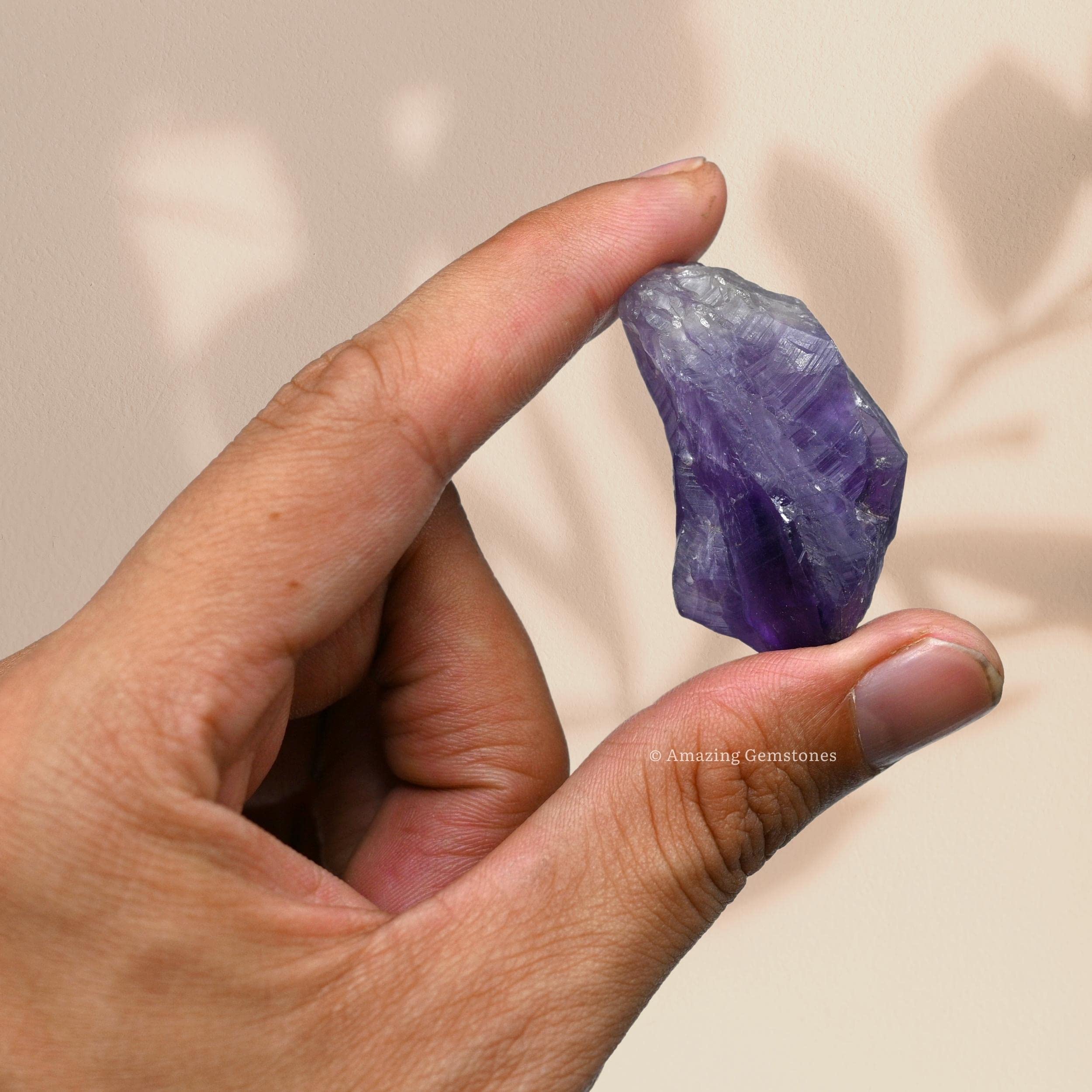 Amazing Gemstone amethyst natural facets ideal for display