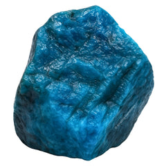 Amazing Gemstone Apatita cristal crudo en bolsa de terciopelo, ideal para regalo.