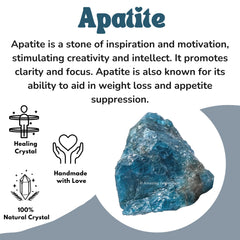 Amazing Gemstone apatita para pulidos y tallados.