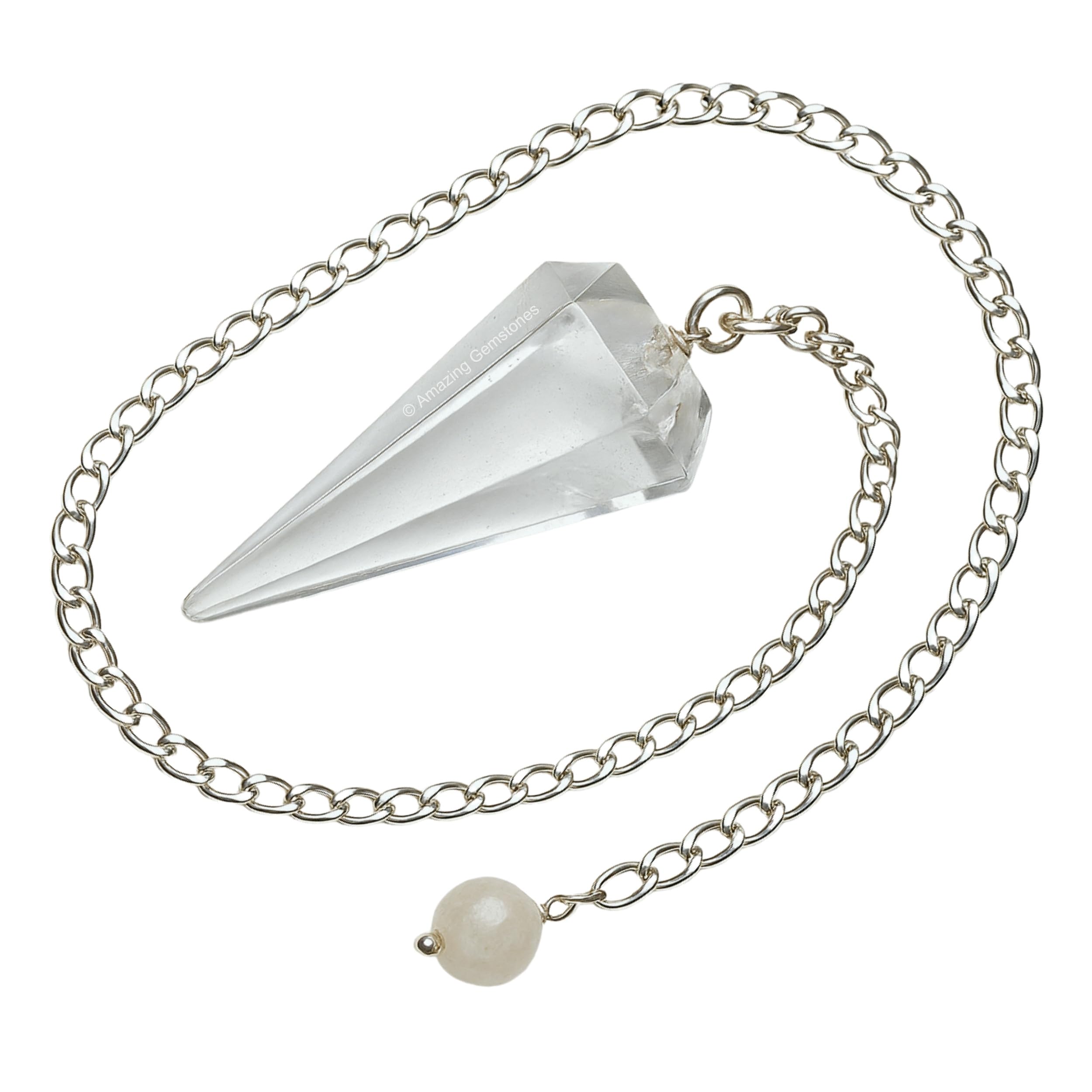 Amazing Gemstone balanced crystal pendulum for accurate dowsing results.