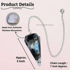 Amazing Gemstone Handcrafted Pendulum Crystal showcases meticulous craftsmanship and elegant design.