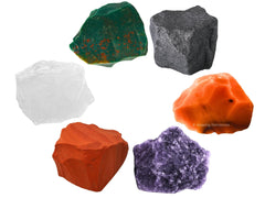 Amazing Gemstone piedra de sangre en el set para menopausia y calma.