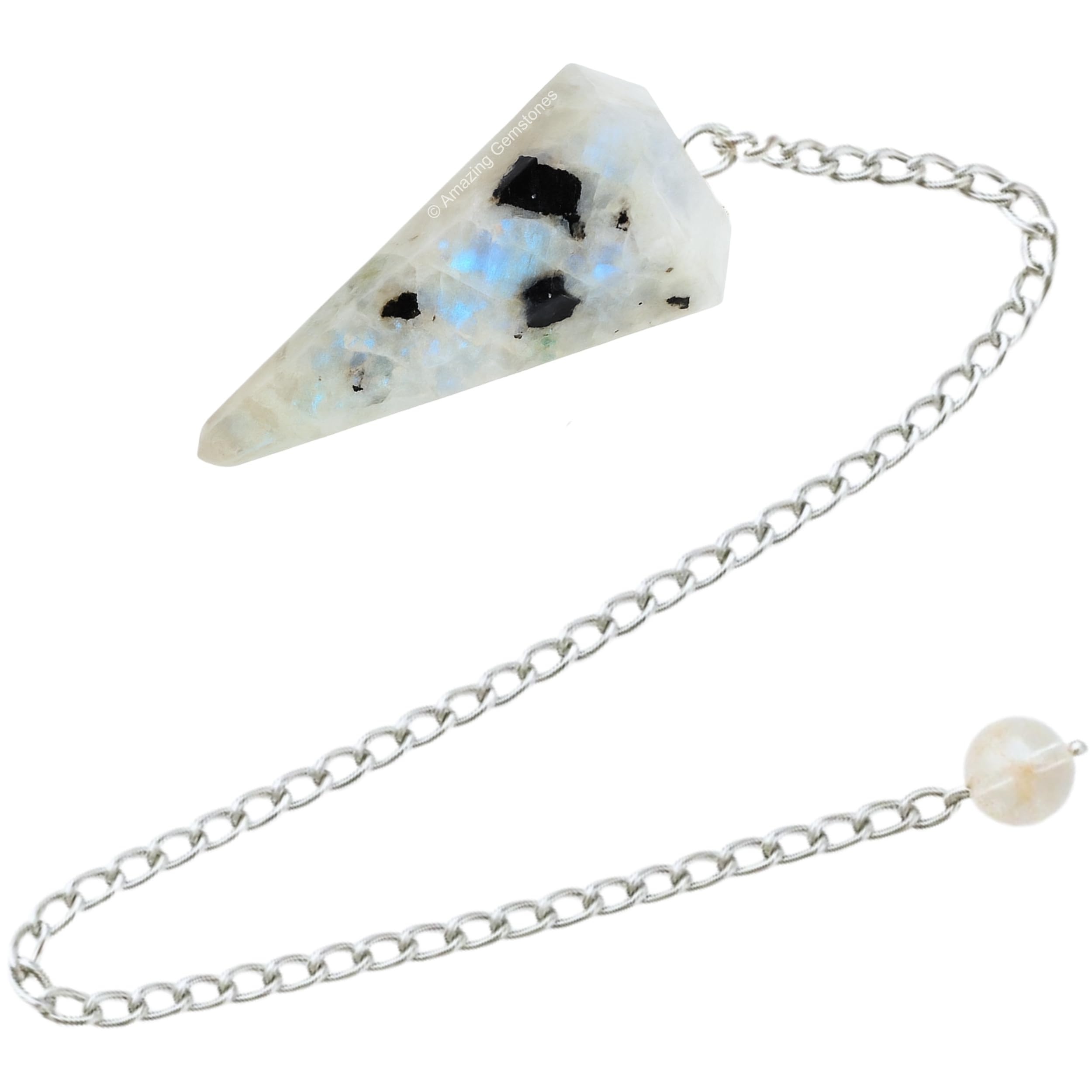 Amazing Gemstone Crystal Pendulum for dowsing with reliable guidance during sessions.
