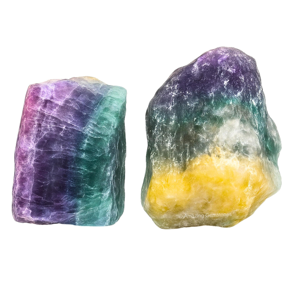 Amazing Gemstone fluorite emerald purple hues for aura awareness