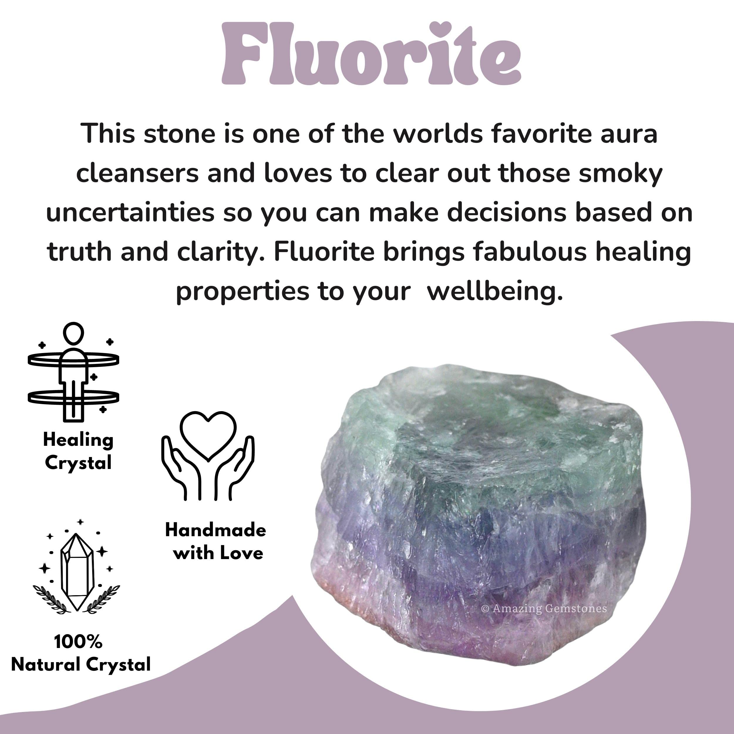 Amazing Gemstone fluorite tumbling ready piece for crafts and décor