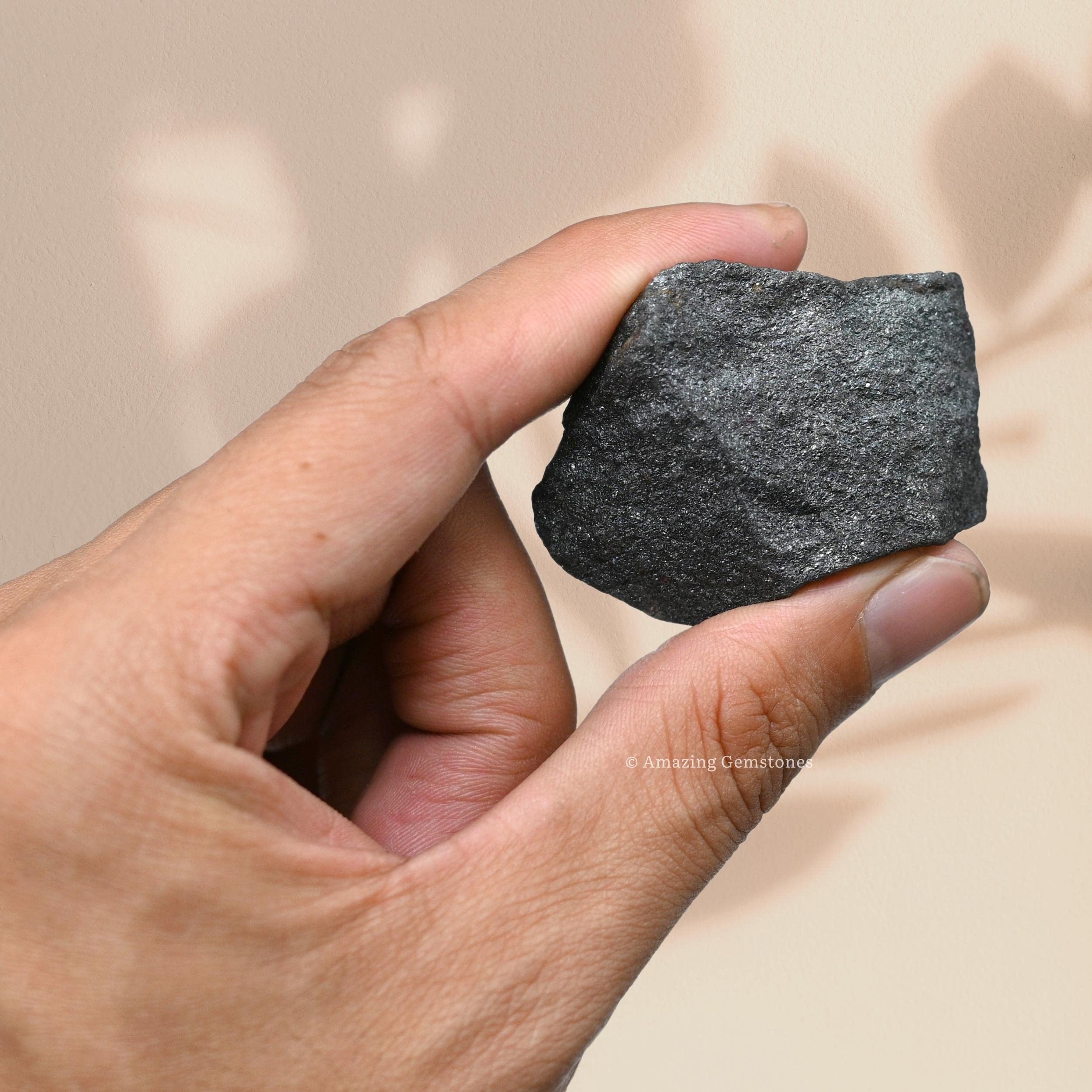 Amazing Gemstone hematite grounding balance stone for mindfulness.