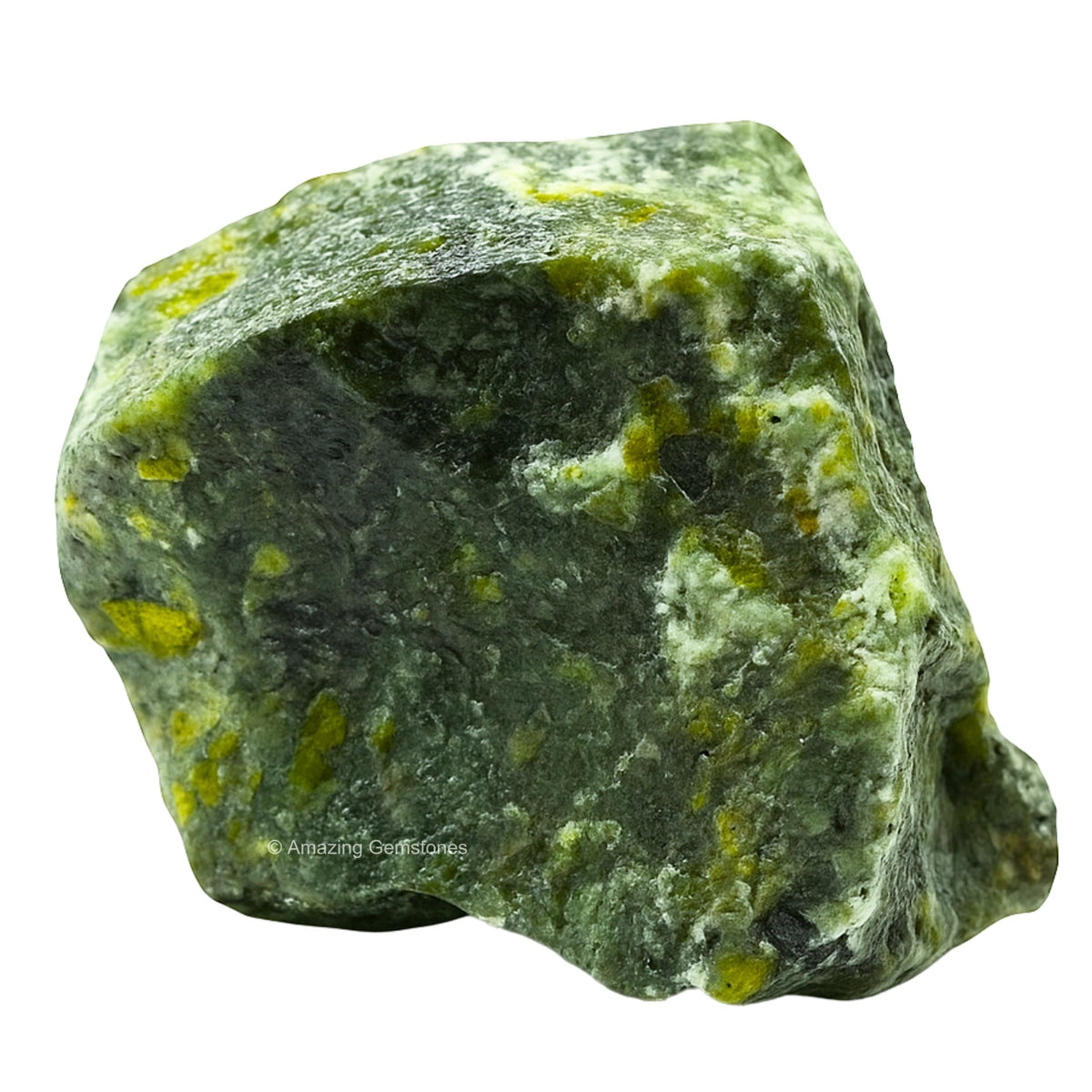 Amazing Gemstone Jade Verde en bruto para meditación y equilibrio emocional.