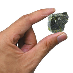 Amazing Gemstone Jade verde en bolsa de terciopelo, regalo elegante.