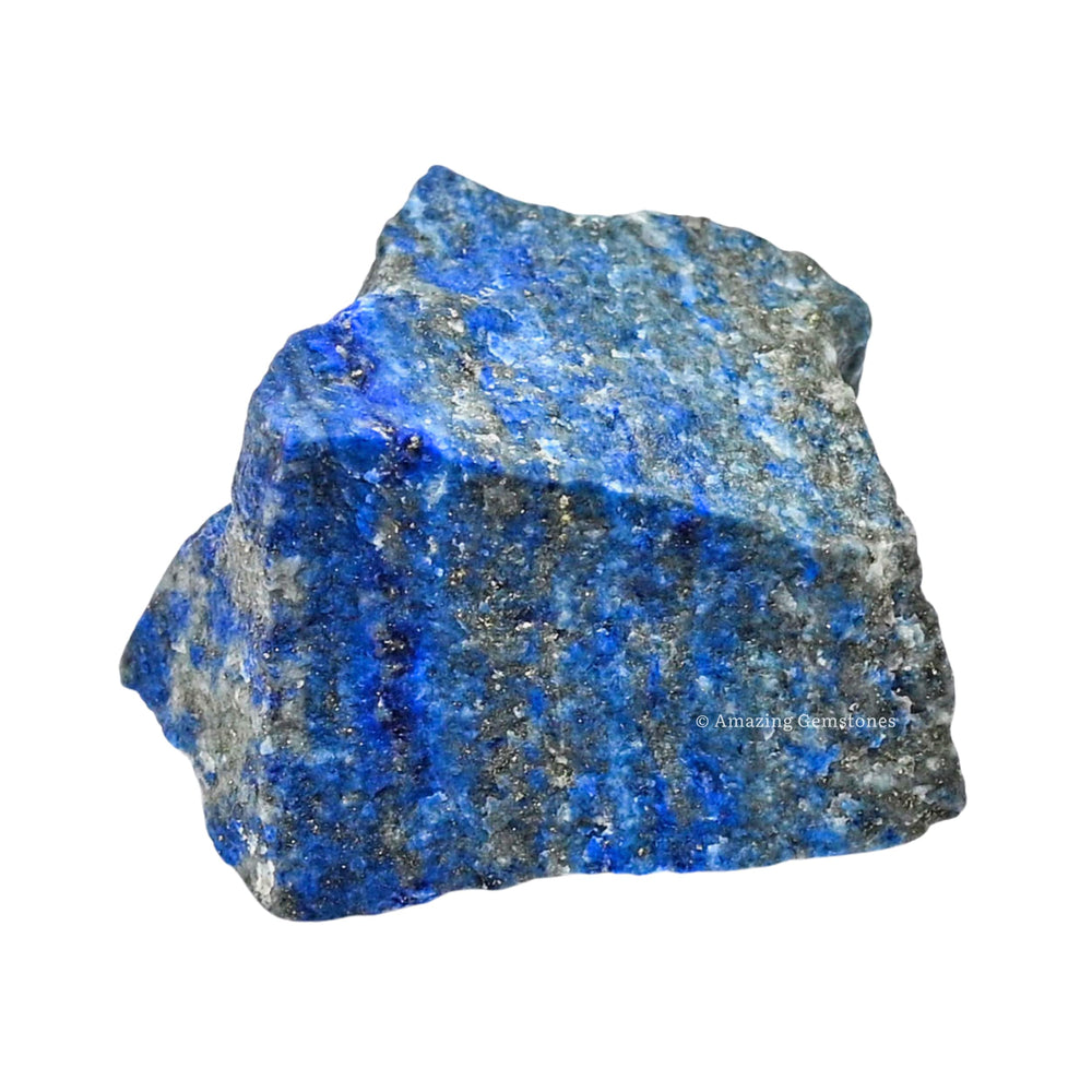 Certificate of authenticity accompanies Amazing Gemstone lapis lazuli stones.