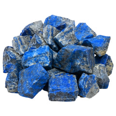 Amazing Gemstone velvet gift bag with authentic lapis lazuli stones ready to gift.