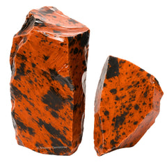 Amazing Gemstone mahogany obsidian tumbling piece suitable for crafts and mindful planning