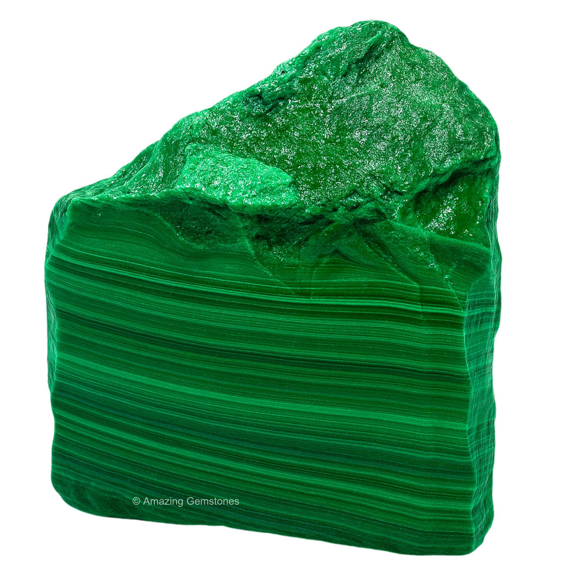 Amazing Gemstone malachite raw crystal with vibrant green color for meditation inspiration