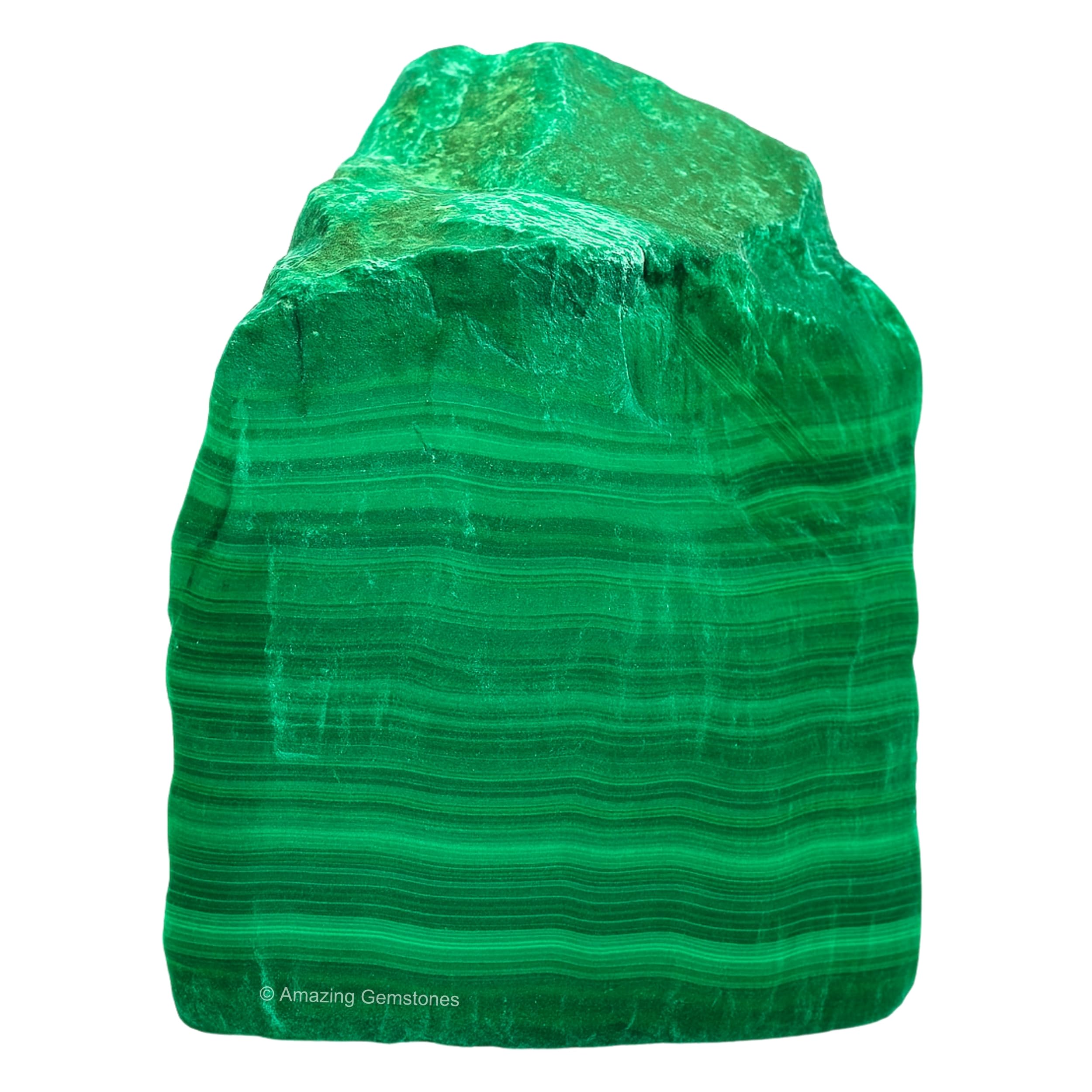 Amazing Gemstone malachite rough piece with certificate of authenticity for gifting