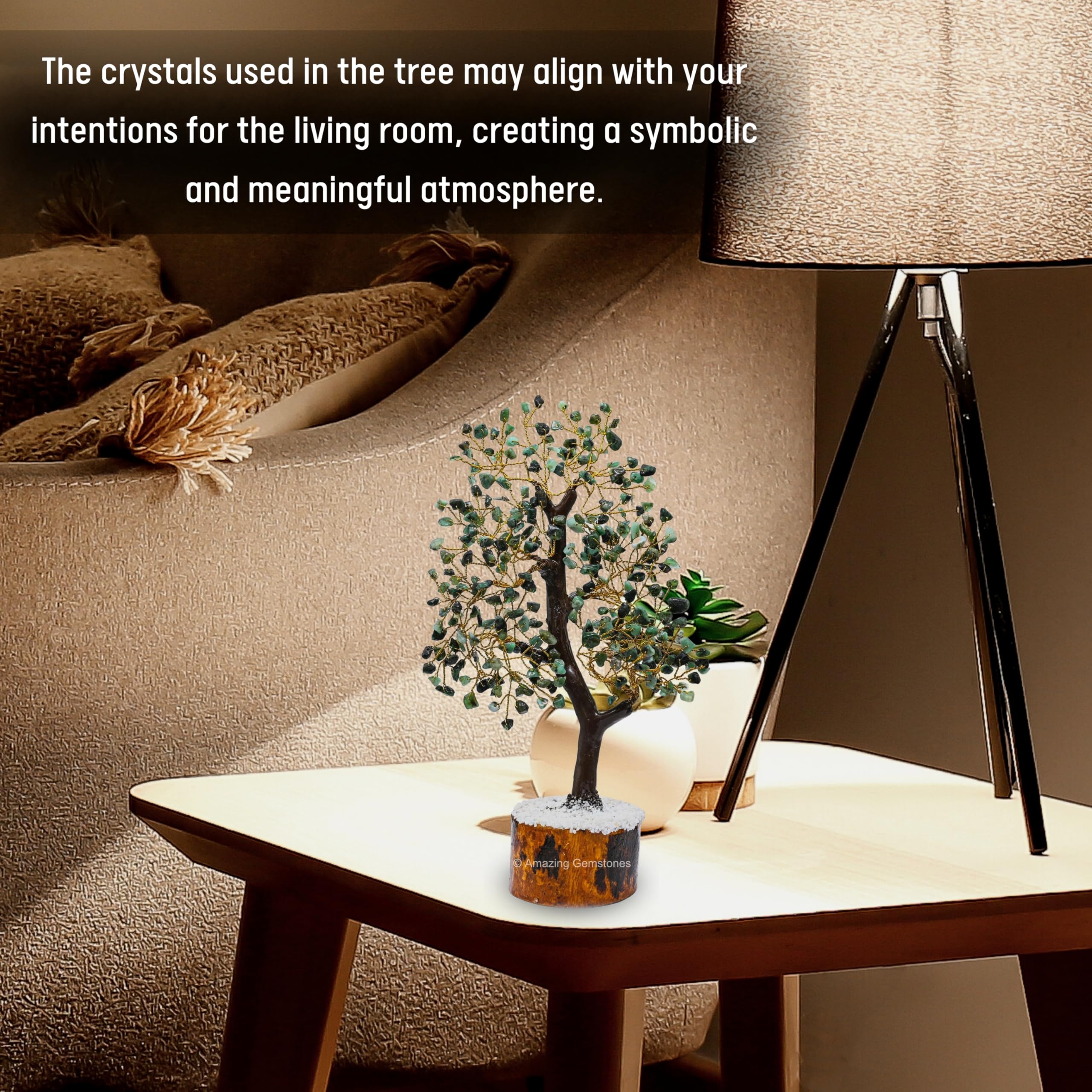 Amazing Gemstone Meditation Accessory complements mindful routines