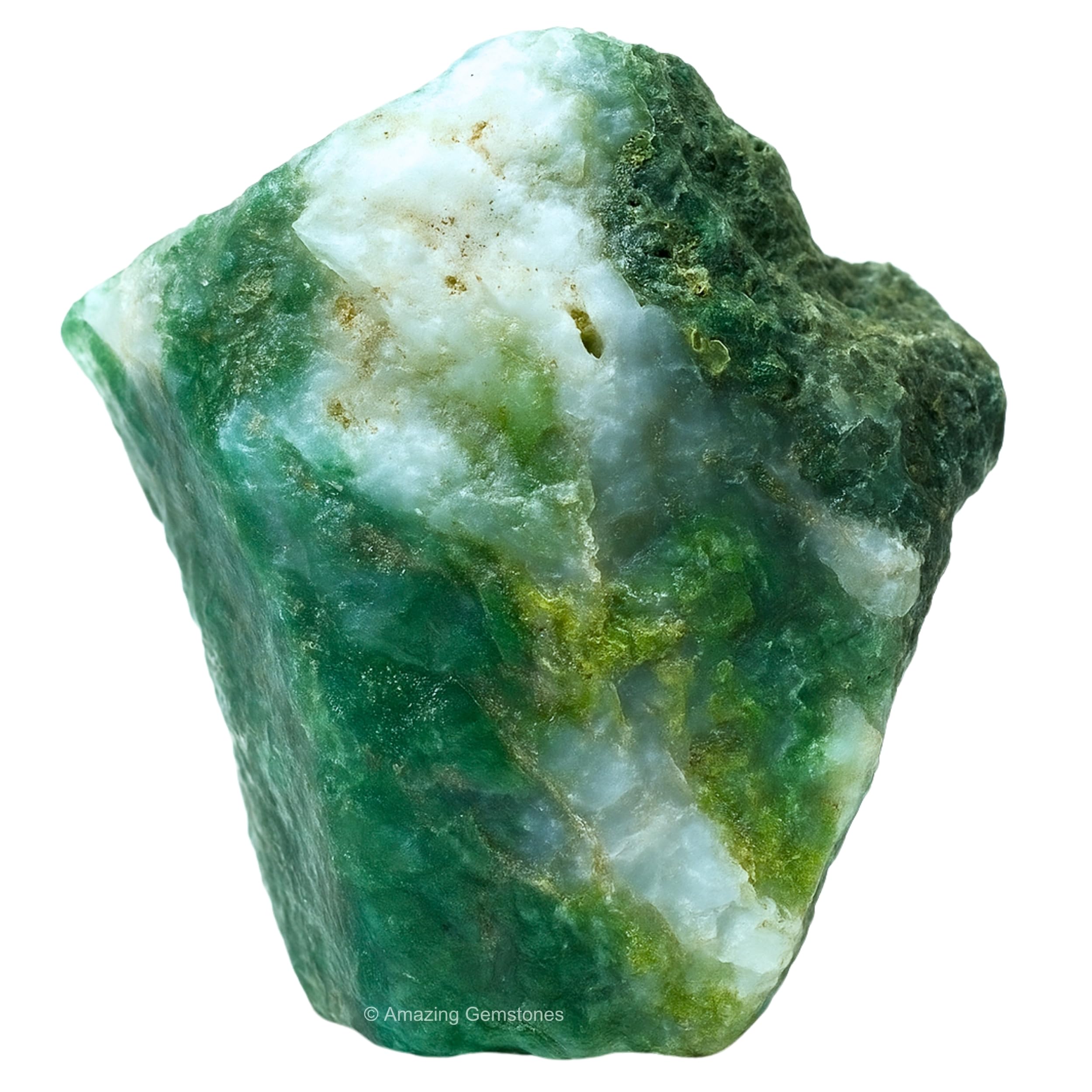 Amazing Gemstone moss agate rough piece for meditation