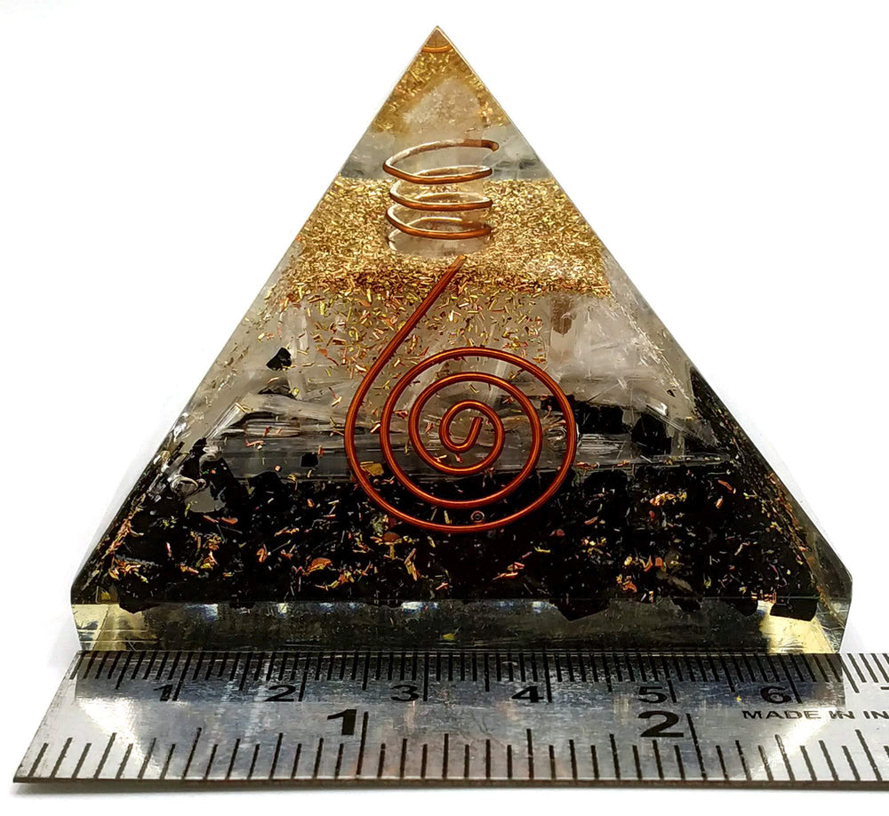 Amazing Gemstone orgone pyramid energy for yoga and relaxation space