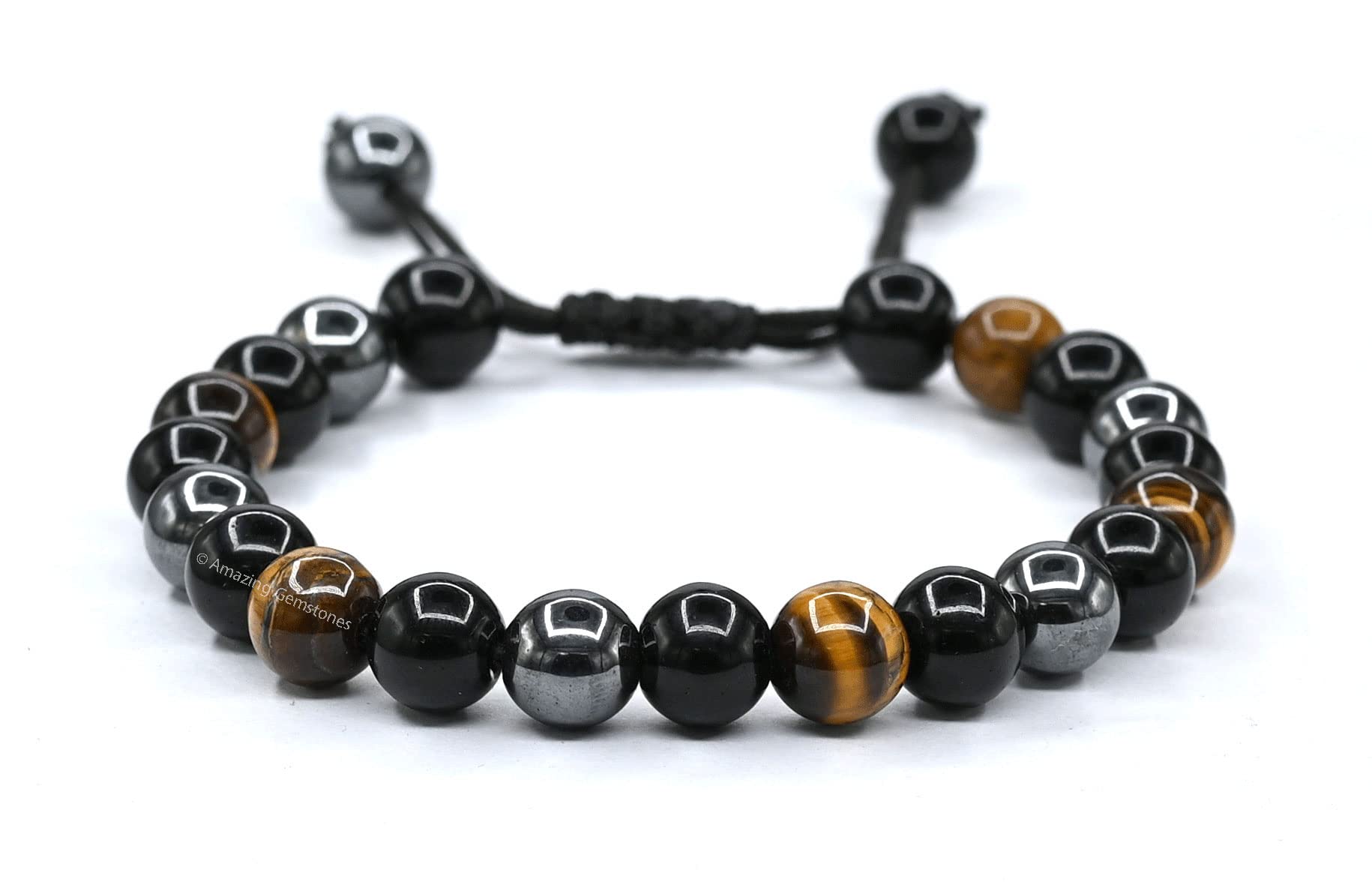 Pulsera Amazing Gemstone con ojo de tigre para concentración y enfoque.