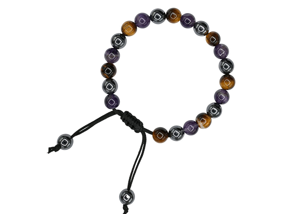 Amazing Gemstone bracelet includes a detailed information card describing each stone.