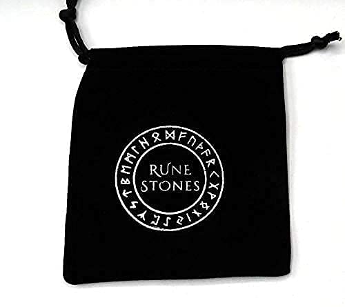 Amazing Gemstone engraved runes support tarot and ritual readings