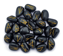 Amazing Gemstone Runes set in velvet pouch for portability