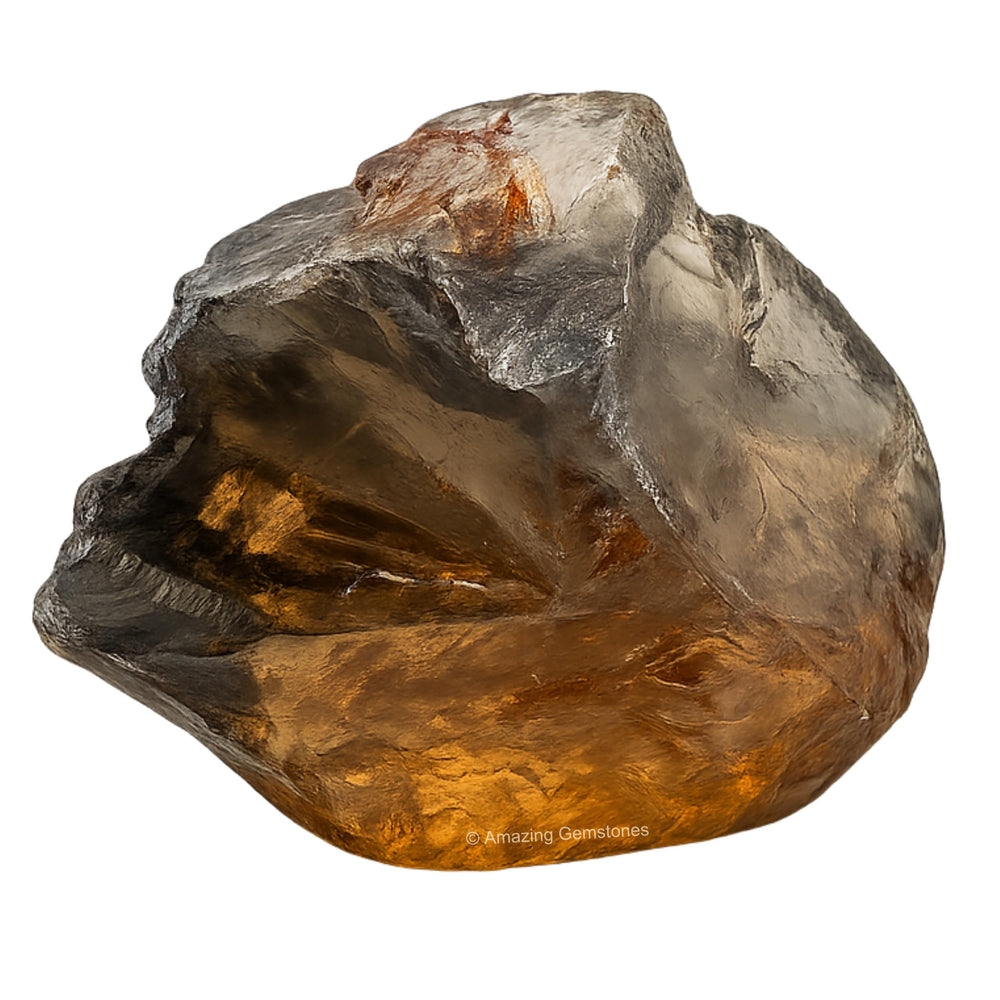 Amazing Gemstone smoky quartz rough crystal with natural facets for meditation and grounding