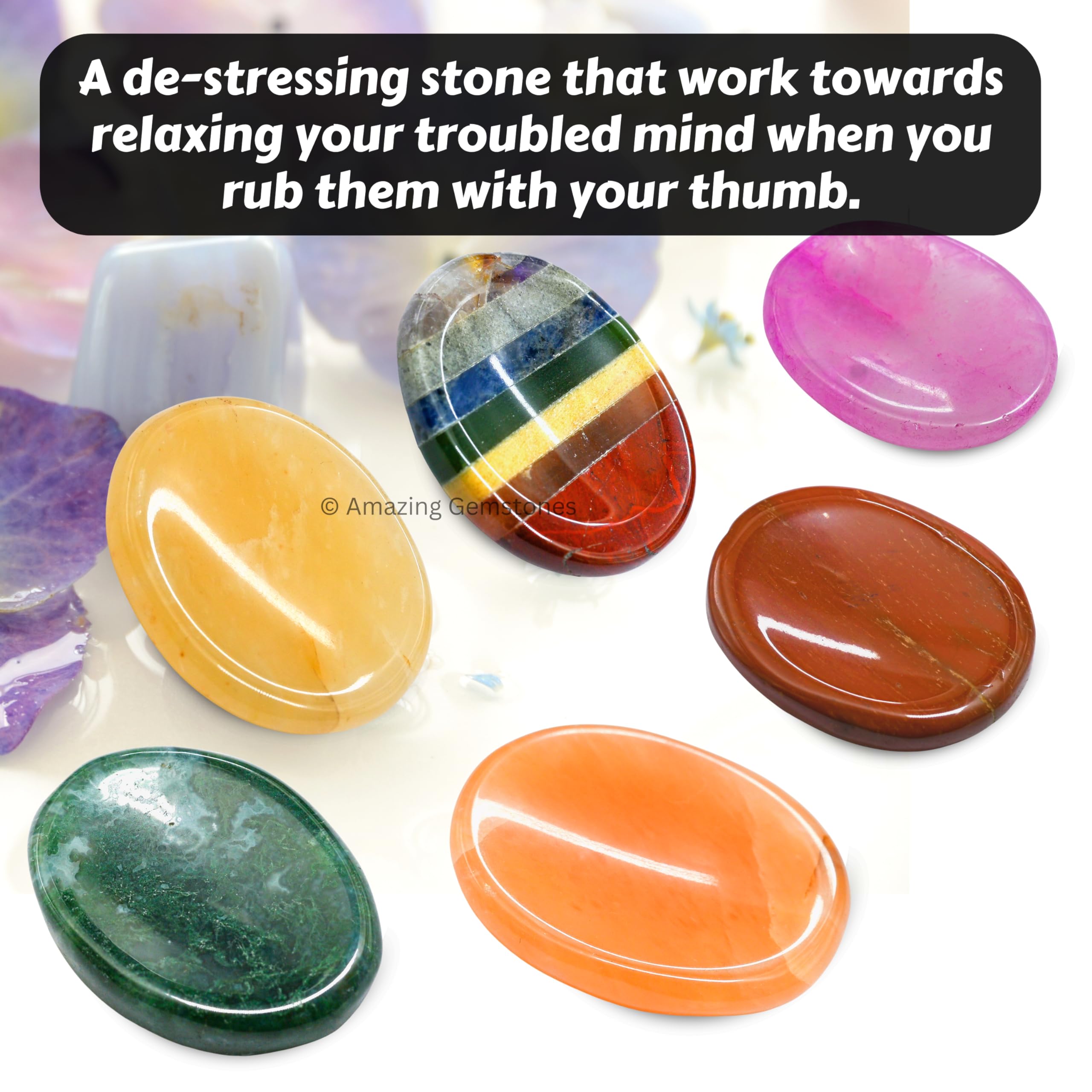 Bulk 11-pack of natural gemstones for gifting or personal use