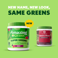 Close-up of spirulina and chlorella from Amazing Grass for natural nutrient-rich greens.