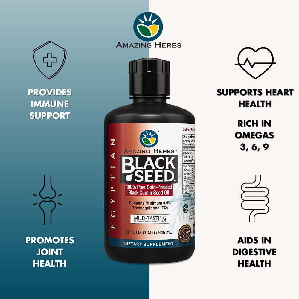 Amazing Herbs label detail highlights organic seeds and non-GMO quality for purity.