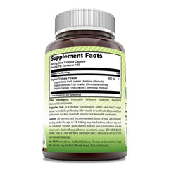 Amazing India Triphala bottle displayed for convenient daily wellness.