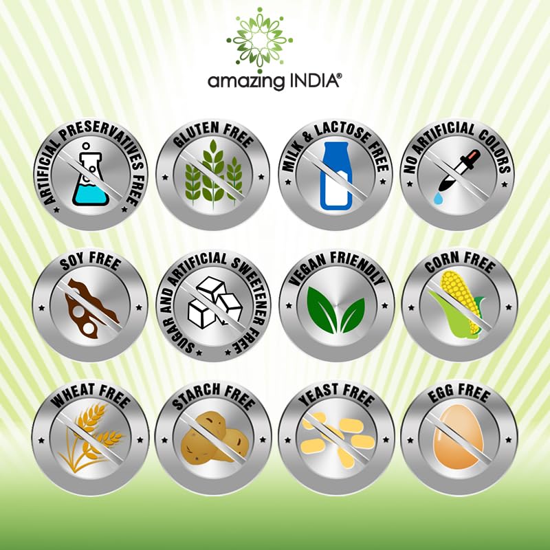Amazing India Veggie capsule design for plant-based supplements.