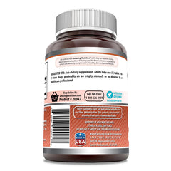 Amazing Formulas L-Lysine label highlights gluten-free and non-GMO quality