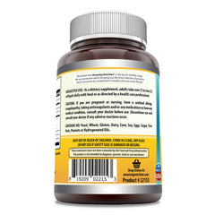 Amazing Nutrition Amazing Omega lemon softgels label emphasizes lemon flavor and quality