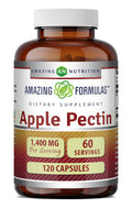 Amazing Nutrition Apple Pectin 1400 Mg Supplement – 120 Capsules, Non-GMO, Gluten-Free, Made in USA