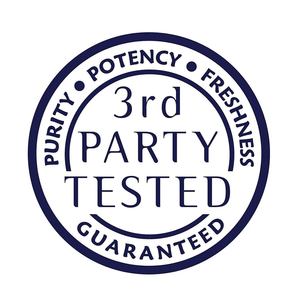 Third-party testing stamp on Amazing Nutrition Apple Pectin packaging.