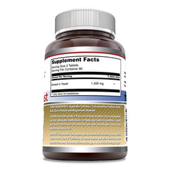 Amazing Nutrition Brewer's Yeast bottle with serving count to track intake.