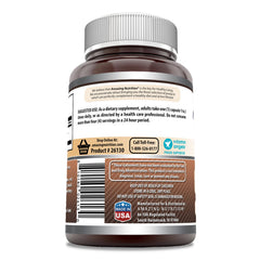 Amazing Nutrition caffeine bottle with 240 servings on a shelf.
