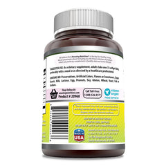 Close-up of Amazing Nutrition softgels revealing 1300 mg dose and 10% GLA.