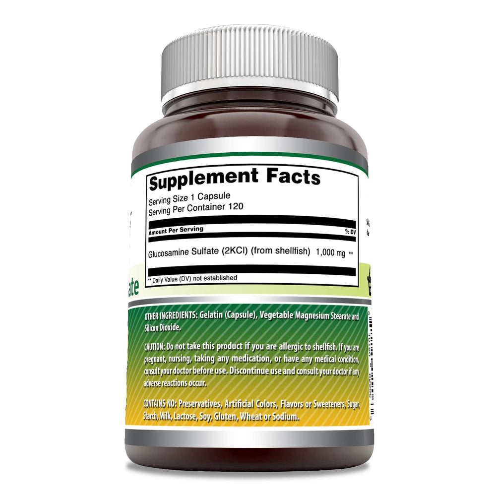 Amazing Nutrition Glucosamine Sulfate 1000 mg capsules for daily use